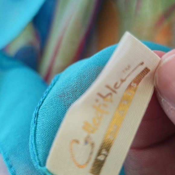 Vintage Floral Multicolour Scarf - Picture 5 of 8